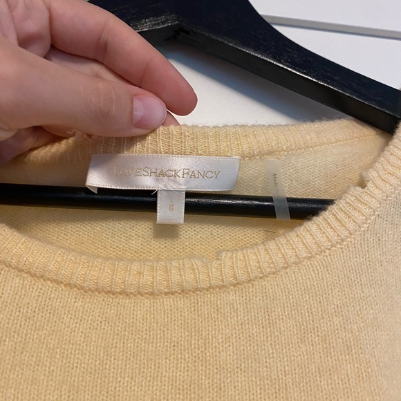 Loveshackfancy Lune Crop Pullover - Picture 4 of 7